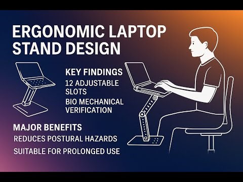 Smart Ergonomic Laptop Workstation | Design Thinking Meets Posture Innovation
