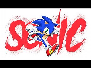 How to draw Sonic Running