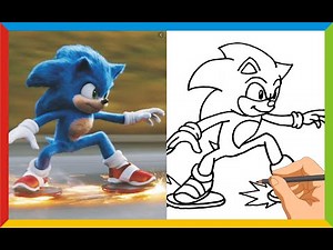 How to draw SONIC The Hedgehog 2021
