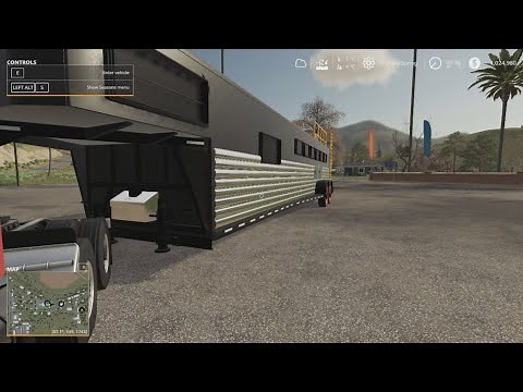 FS19 Mods Review Horse Trailer Custom Mod PC 2021