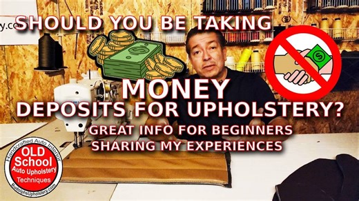 Taking deposits for upholstery? Yes or no?