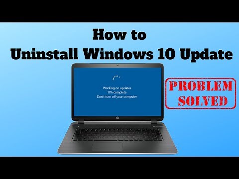 How to Uninstall Windows 10 Update