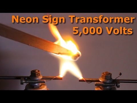 Neon Sign Transformer - High Voltage Arc