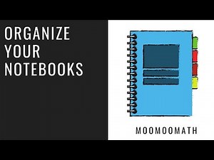 How to organize your school notebook