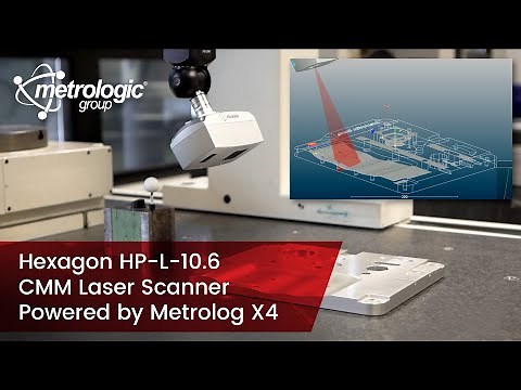 Hexagon HP-L-10.6 CMM Laser Scanner Powered by Metrolog X4
