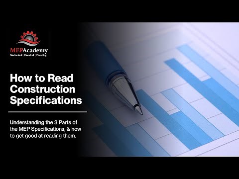 How to Read Construction Specifications
