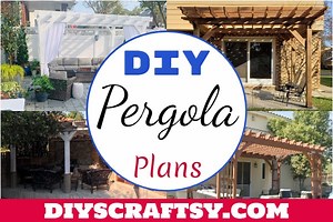 34 DIY Pergola Plans You Can Build Free