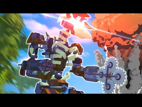 INTENSE Alien Robot BOSS RUSH in Scrap Mechanic! (Scrap Mechanic Gameplay & Roleplay)