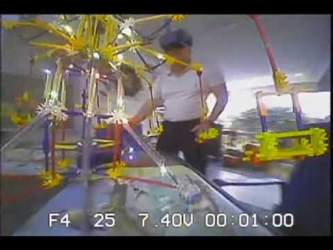 K'NEX Swing Ride with Fairy Lights and Drone Camera