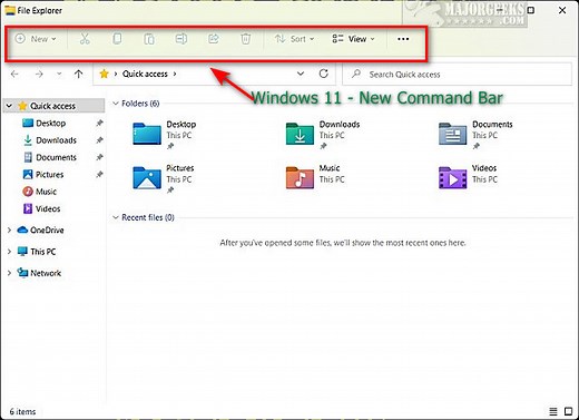 How to Restore the Classic File Explorer Ribbon in Windows 11 - MajorGeeks