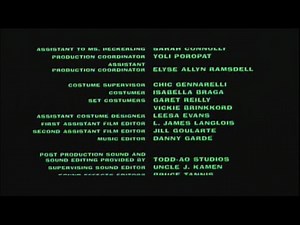 Clueless (1995) End Credits (Showtime 2024)