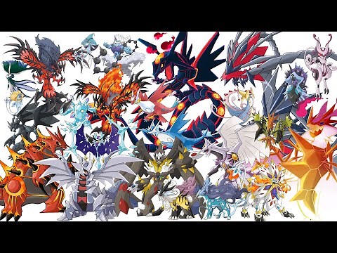 All 59 Legendary Pokemon Mega & Gigantamax Animated Evolution