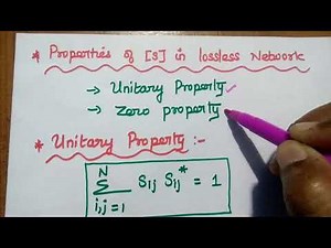 Properties of S - Parameters