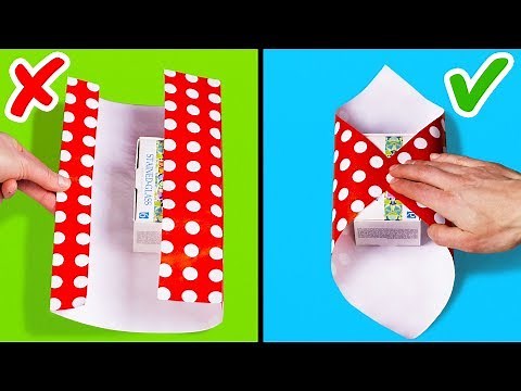 25 EASY GIFT WRAPPING IDEAS AND HACKS