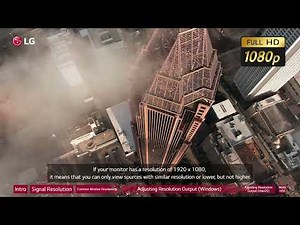 [LG Monitors] How To Change The Resolution On An LG Monitor