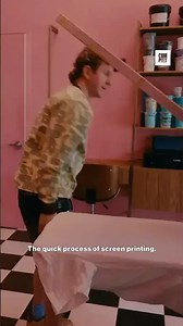 Kidsuper explains the t-shirt screen printing process