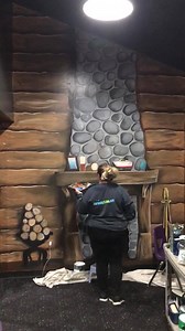 1.6K views · 40 reactions | The new Adirondack Cabin party room at the Greece location is taking shape!! Absolutely amazing by Salina!!! | Clubhouse Fun Center | Facebook