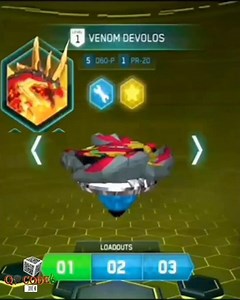 Beyblade burst App QR Codes Venom Devobos Pro