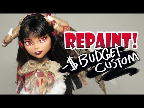 Repaint! Budget Customizing: How to make custom dolls for super cheap!