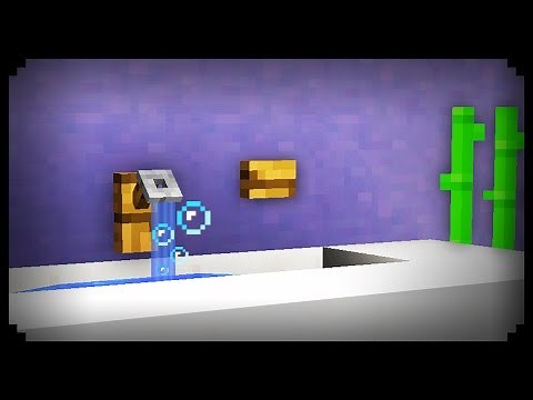 ✔ Minecraft: How to make a Working Sink