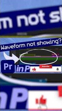 Lost your audio waveform in Premiere? This could be why! #premiereprotutorial