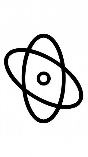 Easy Atom Drawing for Everybody #drawingtutorial