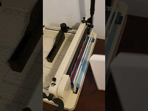 Review of and how to use HFS 12" Blade A3 Heavy Duty Guillotine Paper Cutter (A3-12'' Paper Cutter)