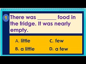 Basic Grammar Test - Quantifiers