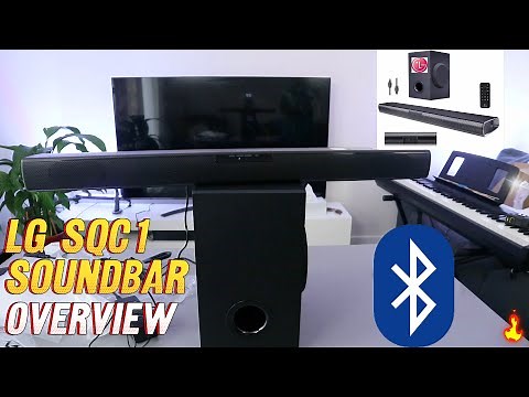 LG SQC1 2.1 Soundbar Overview | How to Setup with Phone Audio Demonstration