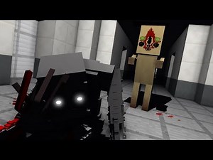 SCP 096 VS SCP 173 Fight Animation Part-1