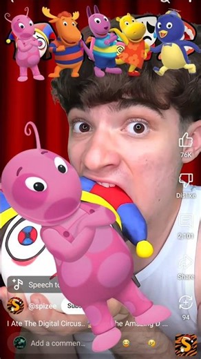 I ate the backyardigans ASMR eat