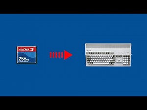 Setup CompactFlash Card for Amiga 1200 Computer