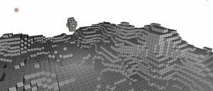 3D Perlin Noise in progress (terrain generation, etc.)