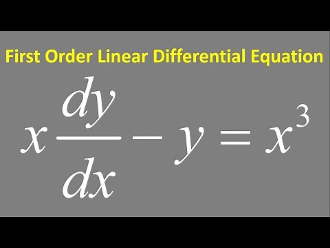 First order linear differential equation: x dy/dx - y = x^3 , y(1) = 3