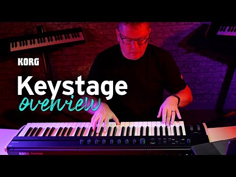 Discover the Korg Keystage - MIDI 2.0 poly aftertouch controller with incredible software pack