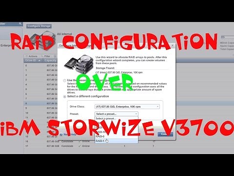 IBM storwize v3700 configuration part02 (Raid Configuration)
