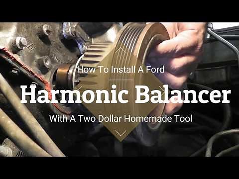 How to Install Any Harmonic Balancer "With A $2.00 Homemade Tool" 1996 Ford Explorer 4.0L V6