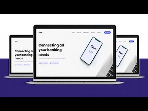 Responsive Banking Website Using HTML CSS & Javascript.
