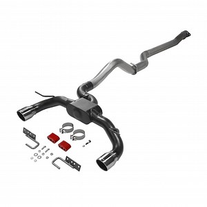 Flowmaster Bronco Outlaw Cat-Back Exhaust System with Black Chrome Tips 818101 (21-26 Bronco 4-Door, Excluding Raptor) - Free Shipping