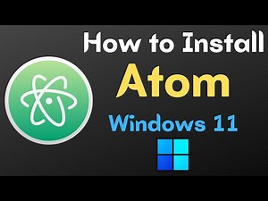 How to Install Atom IDE on Windows 11 | How to Install Atom Editor on Windows 11