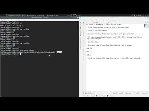 sha256sum checksum hash | Linux | Command Line