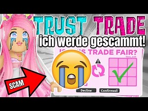 Ich mache einen TRUST TRADE ✅ & werde GESCAMMT 😭 Roblox Adopt Me! [DEUTSCH]