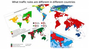 What traffic rules are different in different countries - Vivid Maps