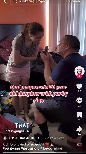 Dad Proposes with Purity Ring to Daughter | Purity Ring Proposal Video