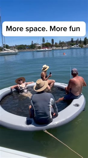 10K views · 4 comments | From fishing fails to belly laughs, your Floating Island is where the good times happen. Stable, spacious, and built to last — Float Haven is made for mates, memories, and Aussie summers.  See why Aussies love Float Haven → | Float Haven | Facebook