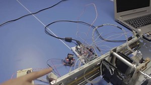 Inverted Pendulum built from old Printer, PID controlled