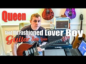 Queen - Good Old Fashioned Lover Boy - Guitar Solo Tutorial Top Of The Pops Version