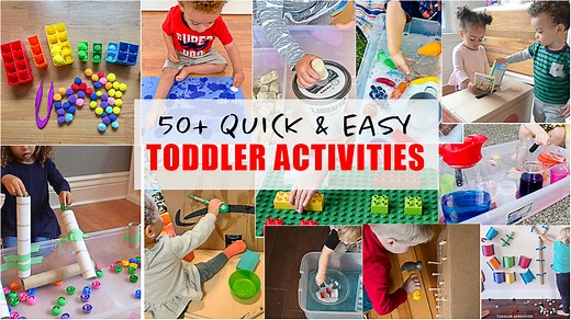 50  EASY Activities for Toddlers (2025) - Happy Toddler Playtime