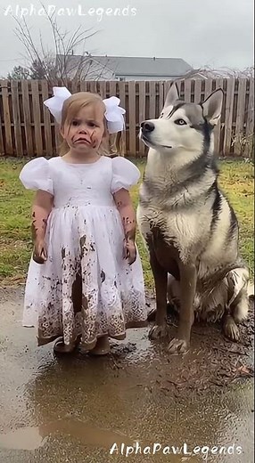 This Husky Really Said: “SHE did it.” 😂🐶💀