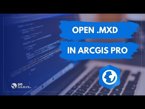 ArcGIS Pro tutorial - How to import and open a MXD file in ArcGIS Pro